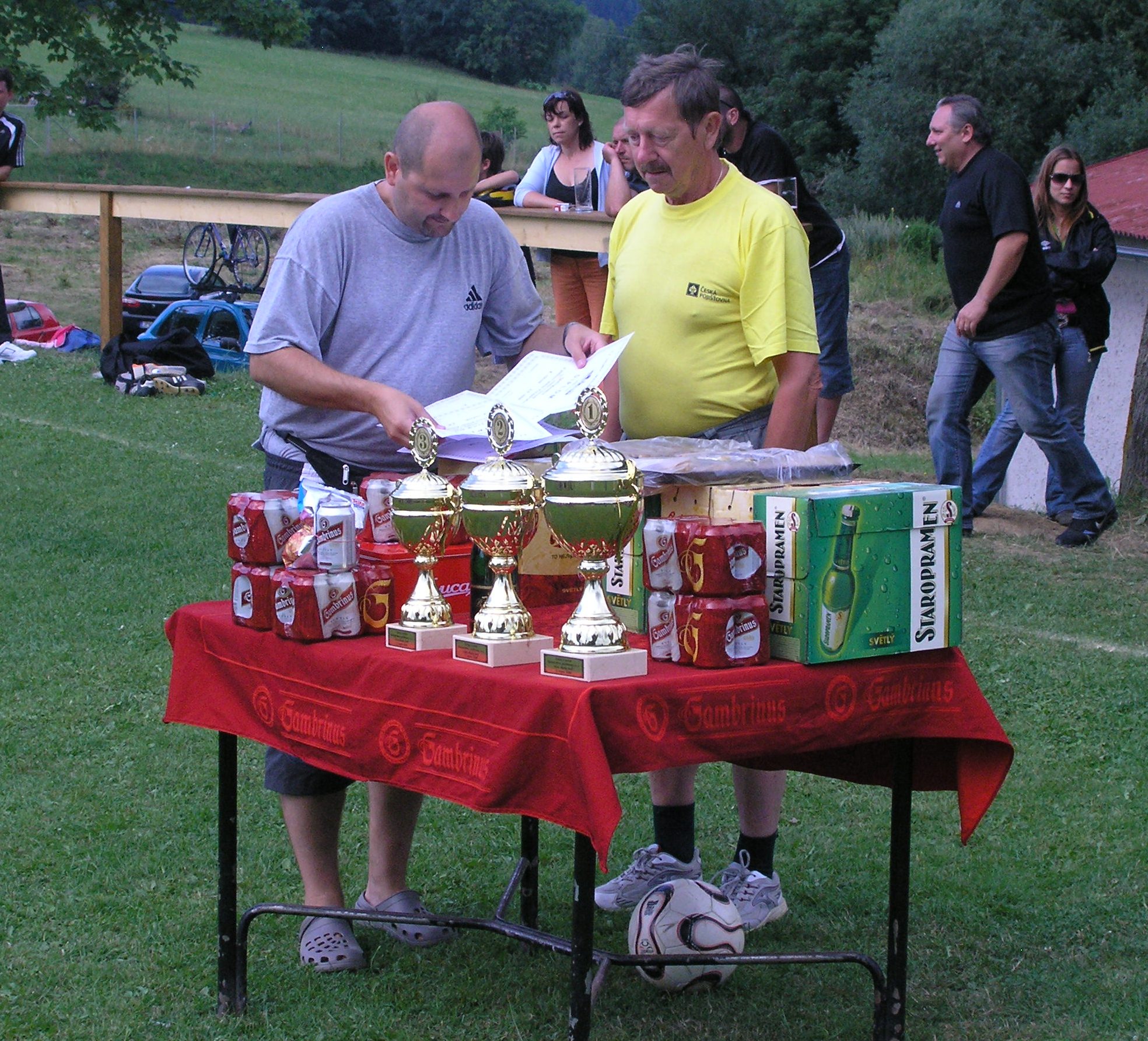 Z turnaje Startu Hory Matky Boží  - 2.8.2008
Na zúčastněné týmy čekaly před slavnostním vyhlášení vítězů připravené ceny s poháry.
