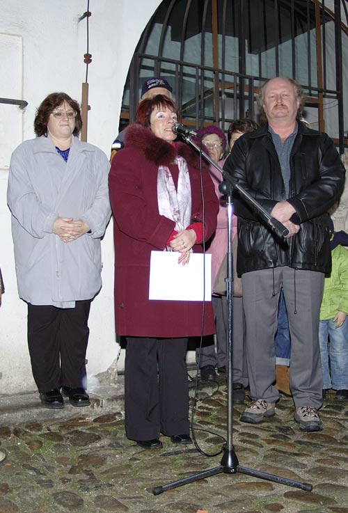 Úvodní slovo patřilo starostce města Sušice.
Foto: M.Malina, ŠumavaNet.CZ
